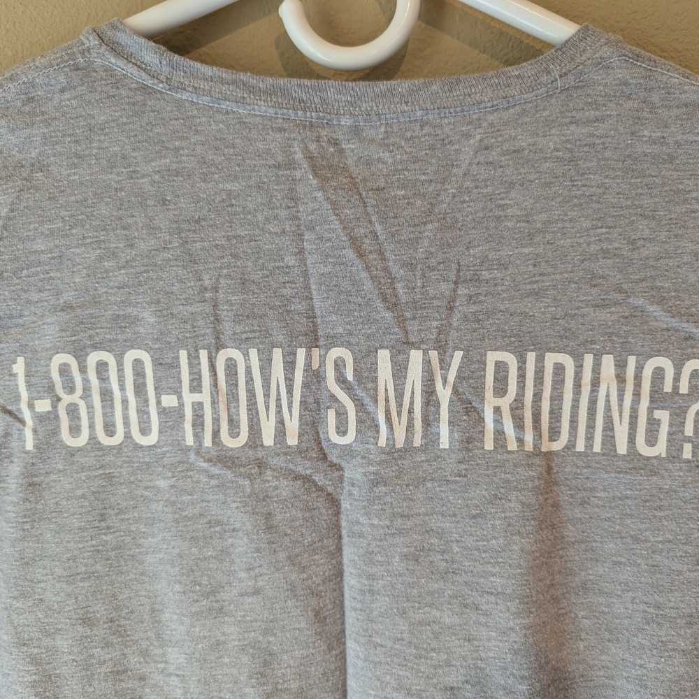 TKEQ Heather Gray Tee with White Print